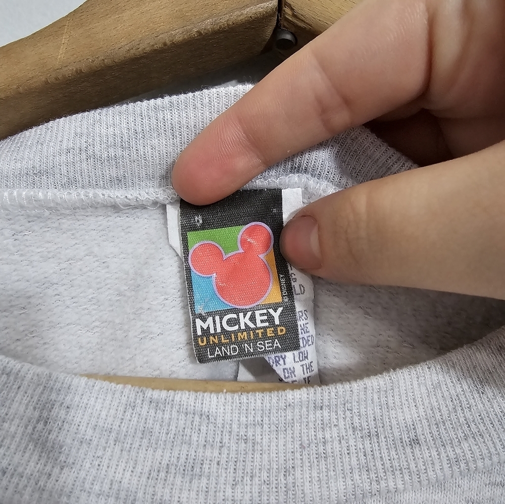 Vintage Disney Mickey Mouse Print Sweatshirt - Picture 3 of 5